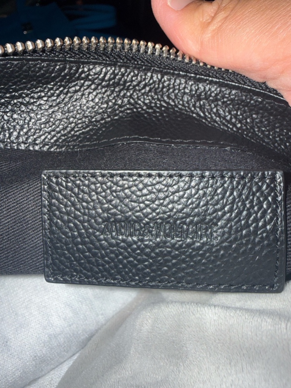 Zadig & Voltaire Wings Quilted Leather Top Handle/Crossbody Bag - Picture 6 of 7